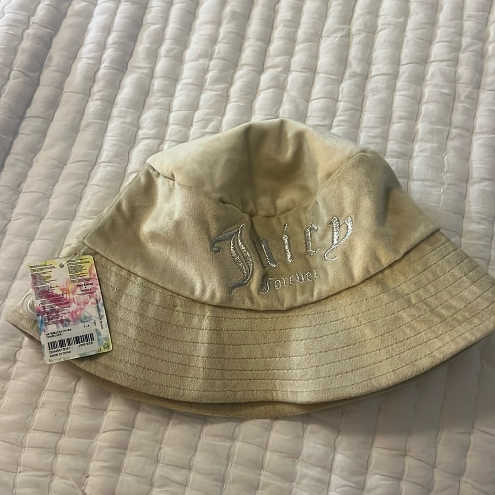 NWT tan juicy couture forever 21 bucket hat